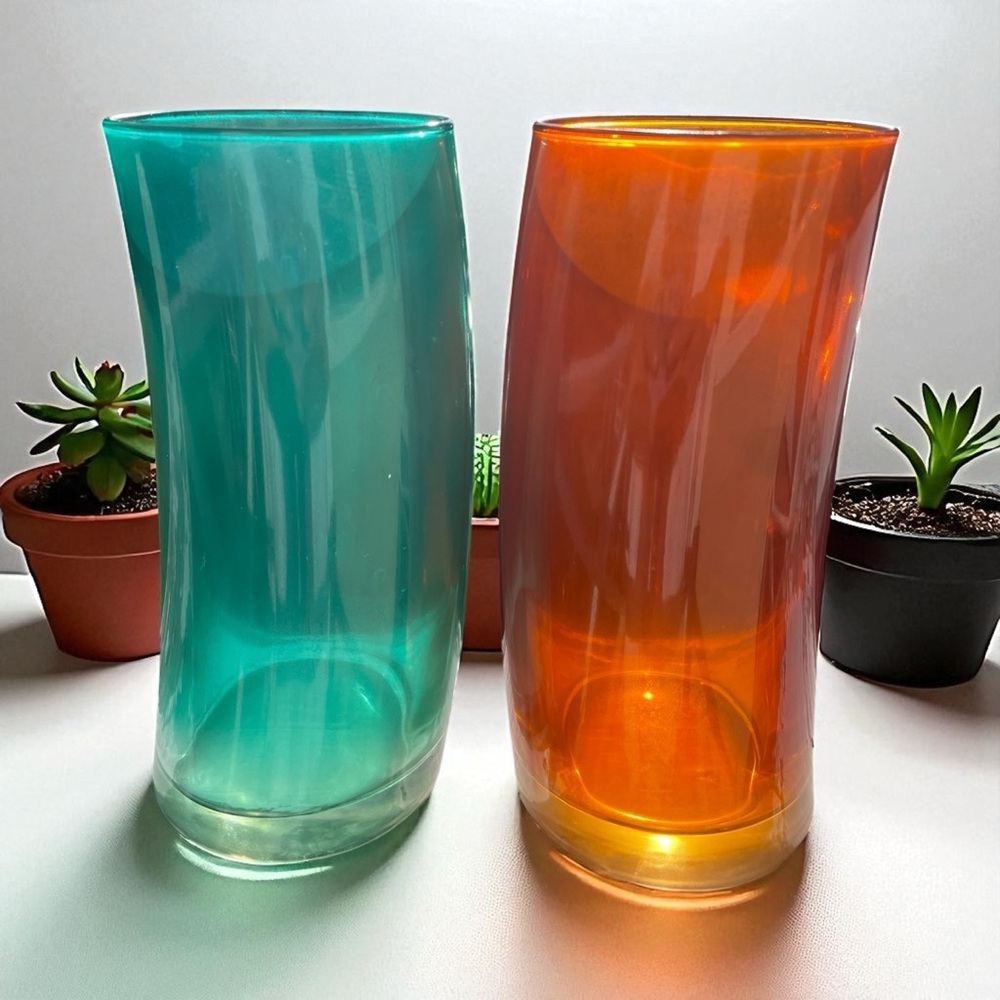 Leonardo swing tumblers, set of 2, vintage bar ware, Germany, no cracks or chips